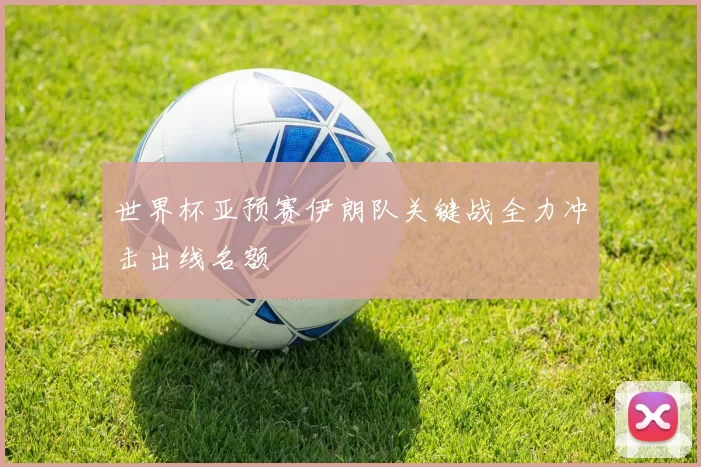 世界杯亚预赛伊朗队关键战全力冲击出线名额